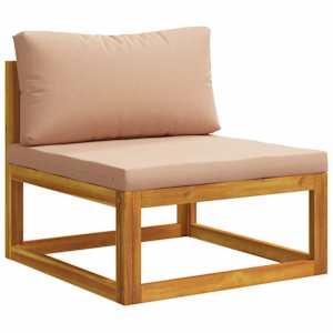 Set pohovek 6 ks Přírodní Masivní akátové dřevo - obrázek 3