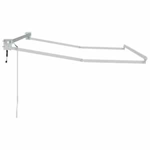 Elektrický skládací rám markýzy Bílý 3,5 x 2 m Hliník - obrázek 4