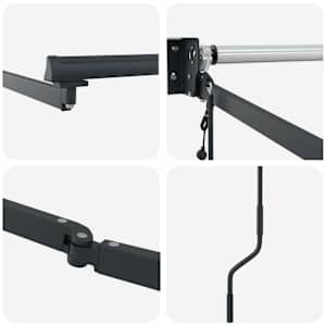 Elektrický skládací rám markýzy Antracit 4 x 2 m Hliník - obrázek 6