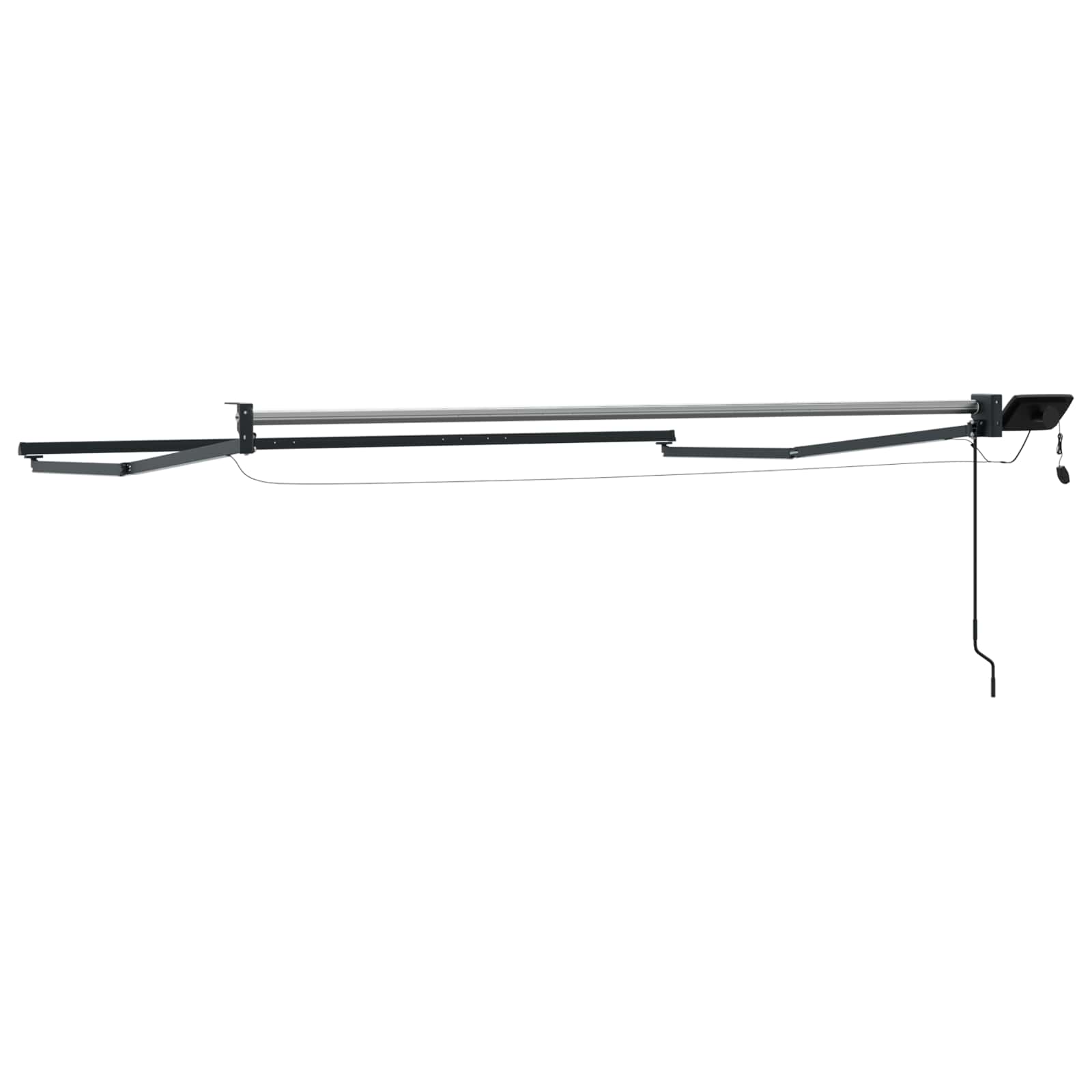 Elektrisch uitschuifbaar zonnescherm frame Antraciet 2,5 x 2 m image 5