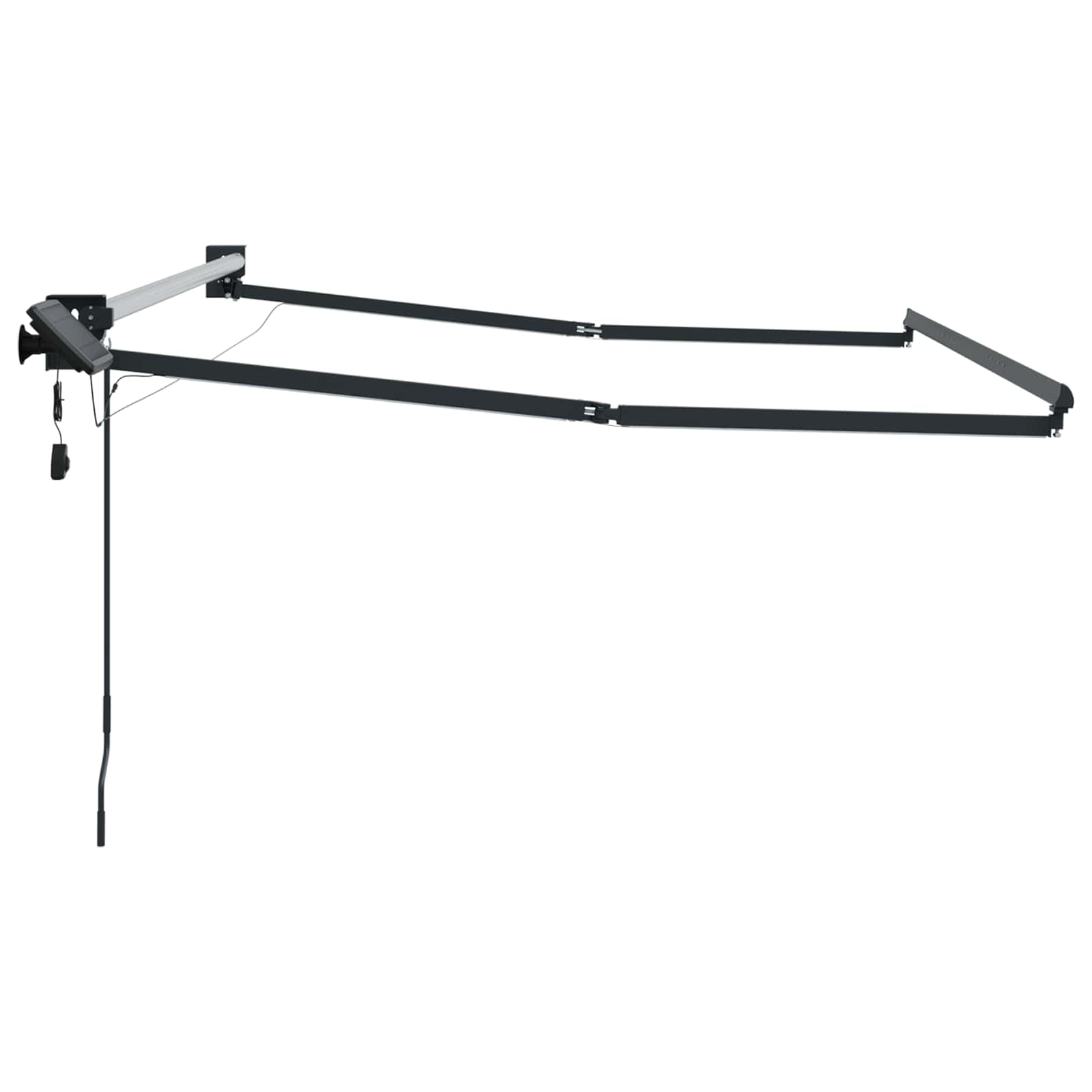 Elektrisch uitschuifbaar zonnescherm frame Antraciet 2,5 x 2 m image 4