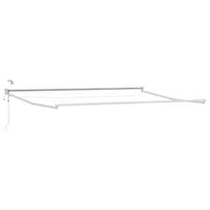 Električni zložljivi okvir tende Bela 4 × 3 m Aluminij