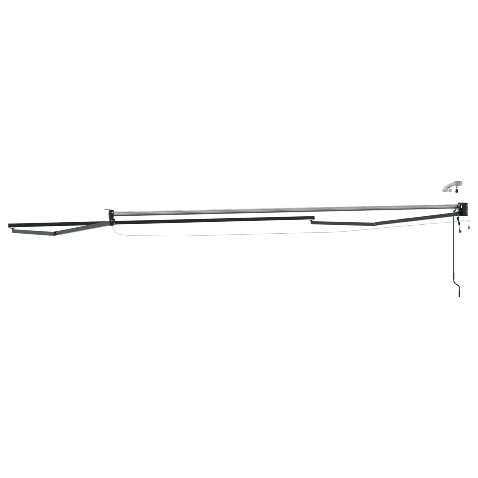 vidaXL Elektrisches Markisenrahmen Anthrazit 5 x 3 m Aluminium – Bild 5