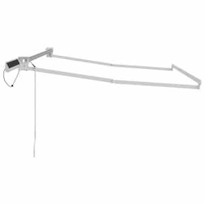 Elektrický skládací rám markýzy Bílý 2,5 x 2 m Ocel - obrázek 3