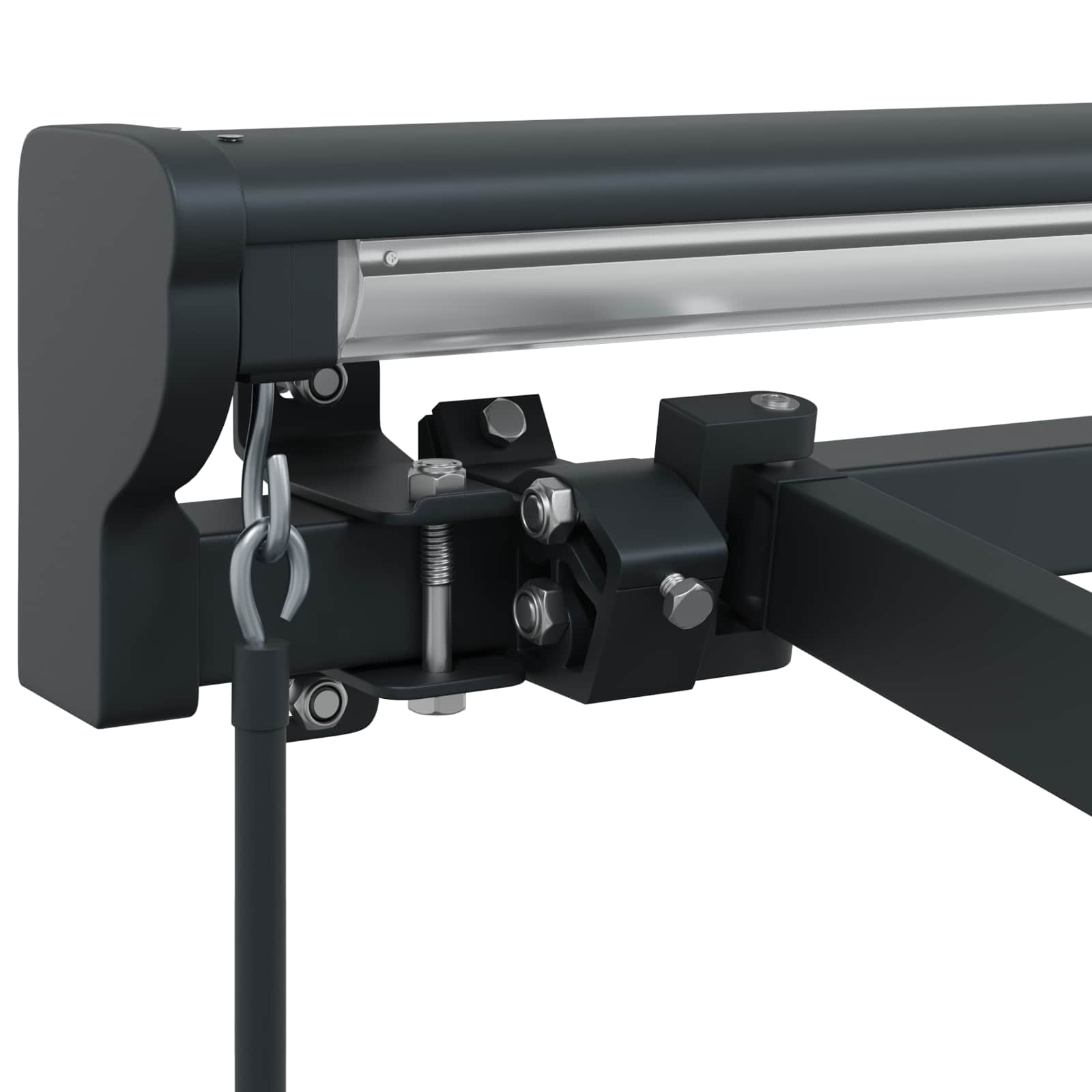 Handmatige Luifel Frame Verstelbaar Antraciet 2,5 x 2 m Staal image 6