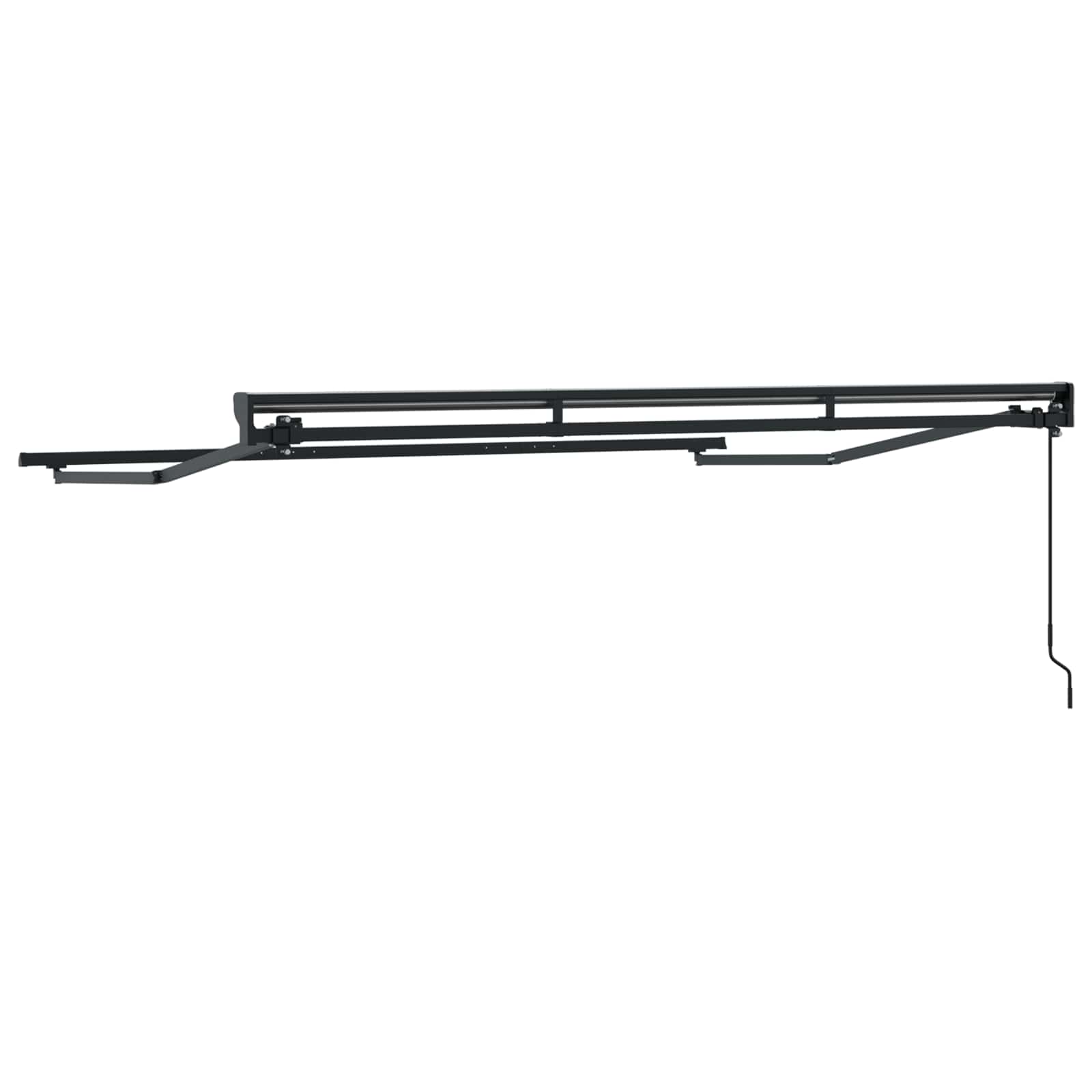 Handmatige Luifel Frame Verstelbaar Antraciet 3,5 x 2 m Staal image 4