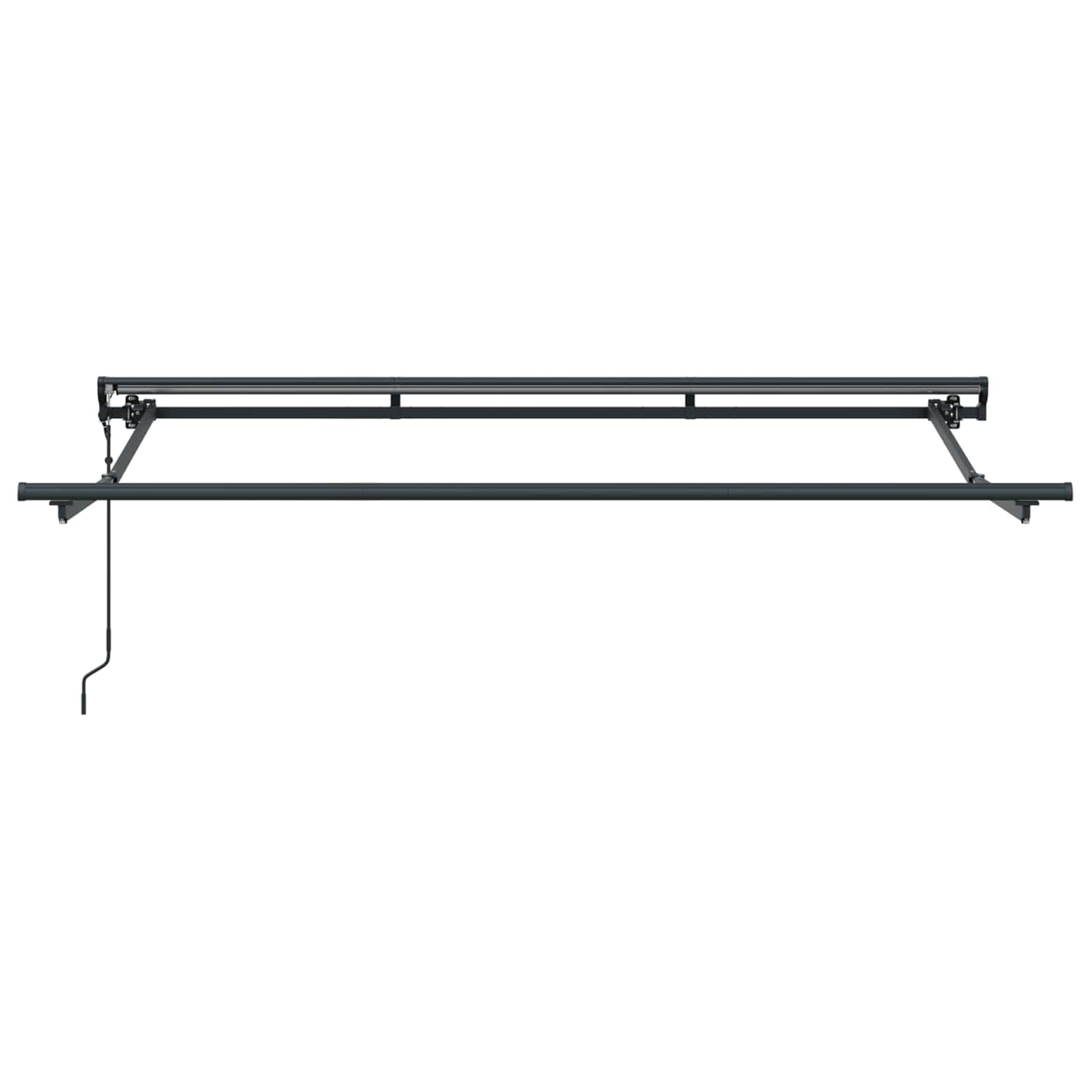 Elektrisch uitschuifbaar zonnescherm frame Antraciet 3,5 x 2 m image 2