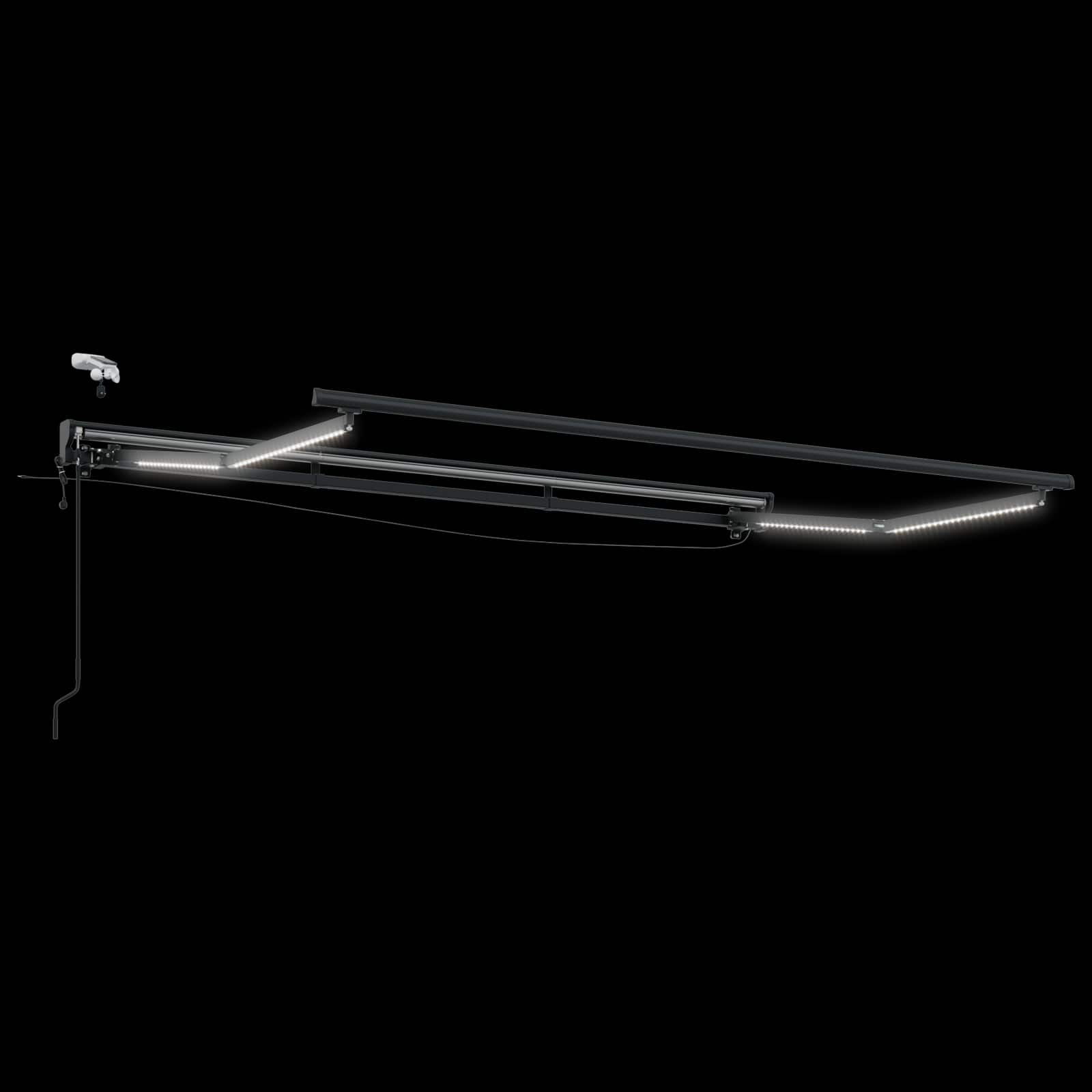 Elektrisch Zonnescherm Frame met LED's Antraciet 3,5 x 2 m image 2