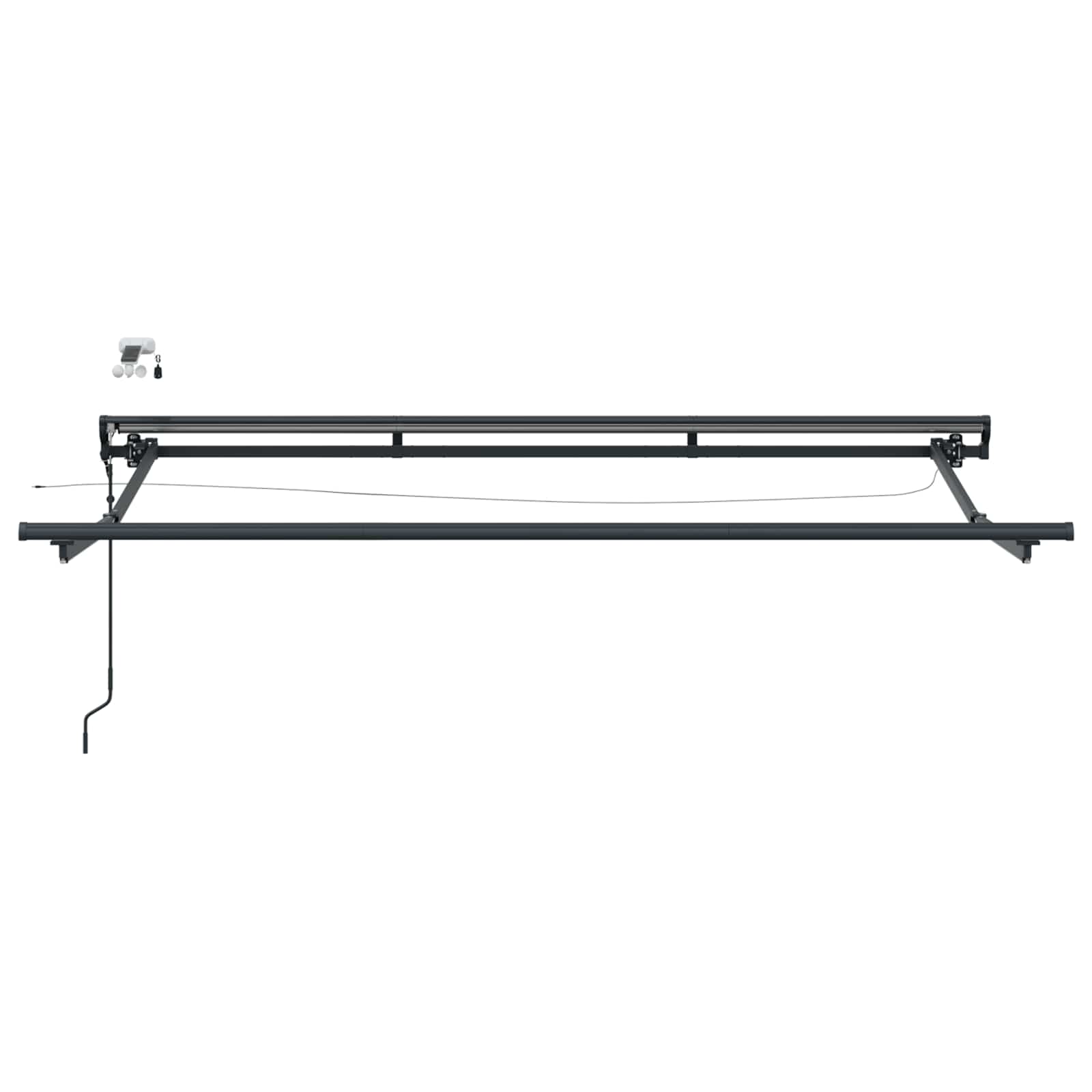 Elektrisch Zonnescherm Frame met LED's Antraciet 3,5 x 2 m image 3