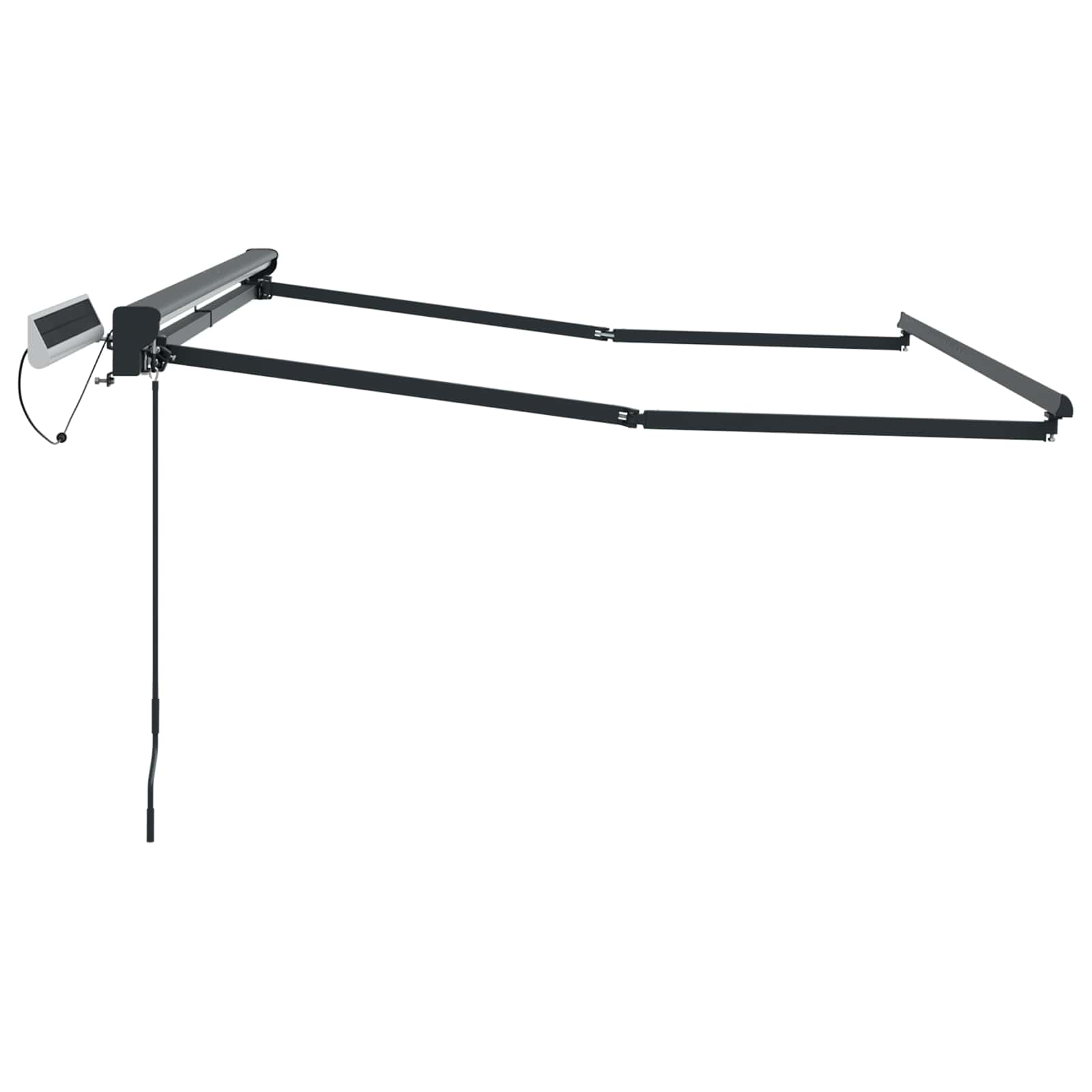 Elektrisch uitschuifbaar zonnescherm frame Antraciet 2,5 x 2 m image 3