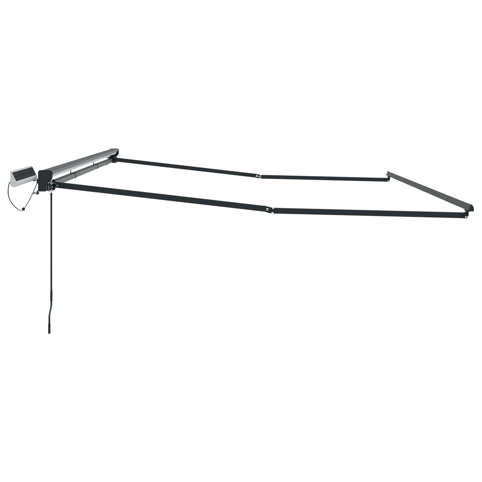 Elektrisch uitschuifbaar zonnescherm frame Antraciet 5 x 3 m image 3