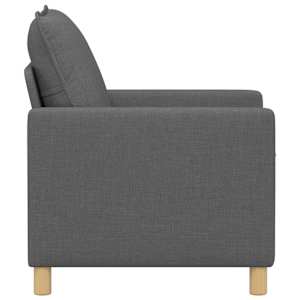 Pohovka Tmavě šedá 76 x 81 x 87,5 cm Textil - obrázek 4