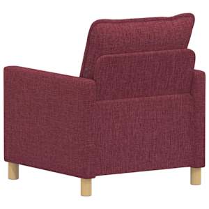 Pohovka Víno Červené 76 x 81 x 87,5 cm Textil - obrázek 5