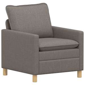 Pohovka Taupe 76 x 81 x 87,5 cm Textil - obrázek 2