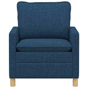 Pohovka Modrá 76 x 81 x 87,5 cm Textil - obrázek 3