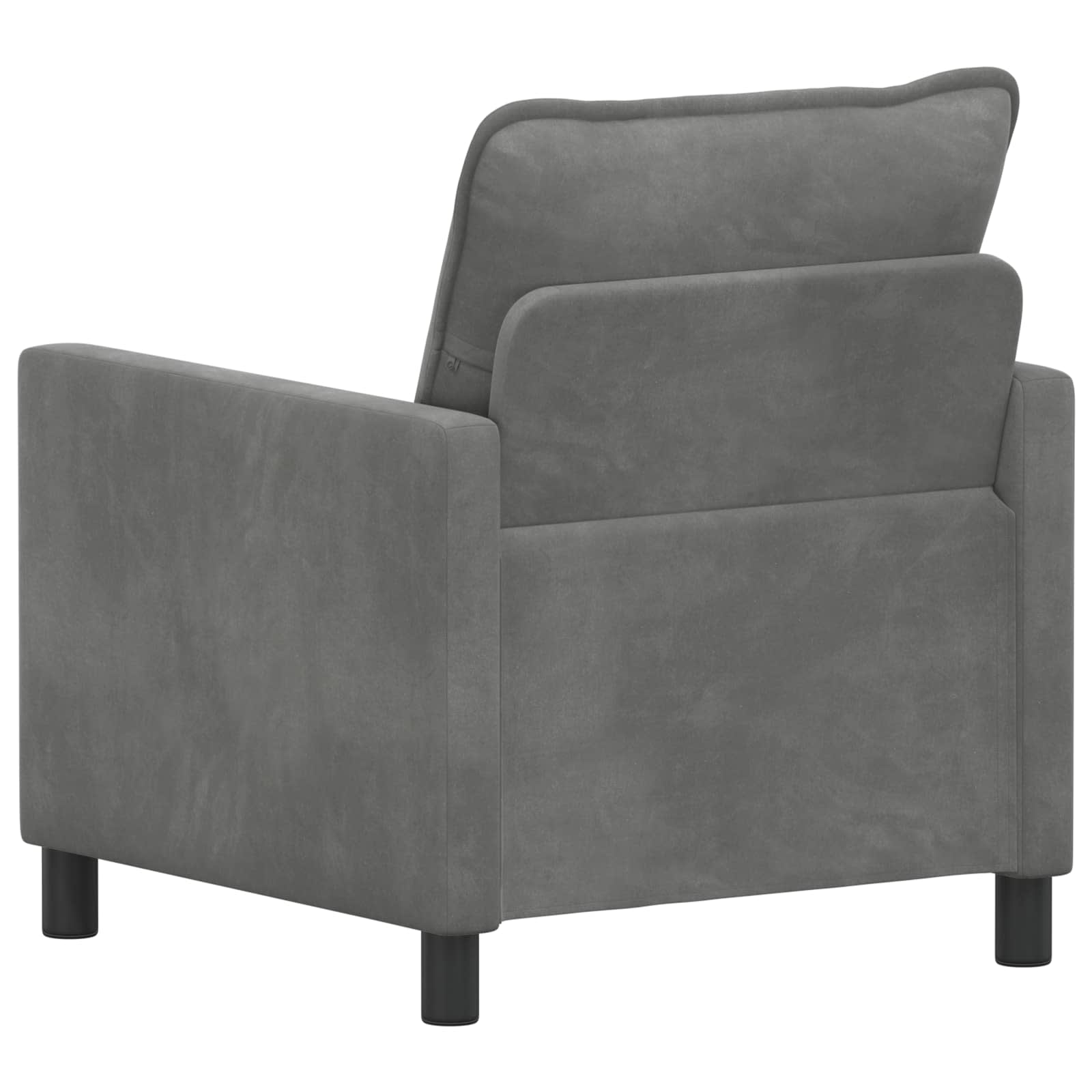 vidaXL Kavč Temno siva 76 x 81 x 87,5 cm Žamet - slika 5
