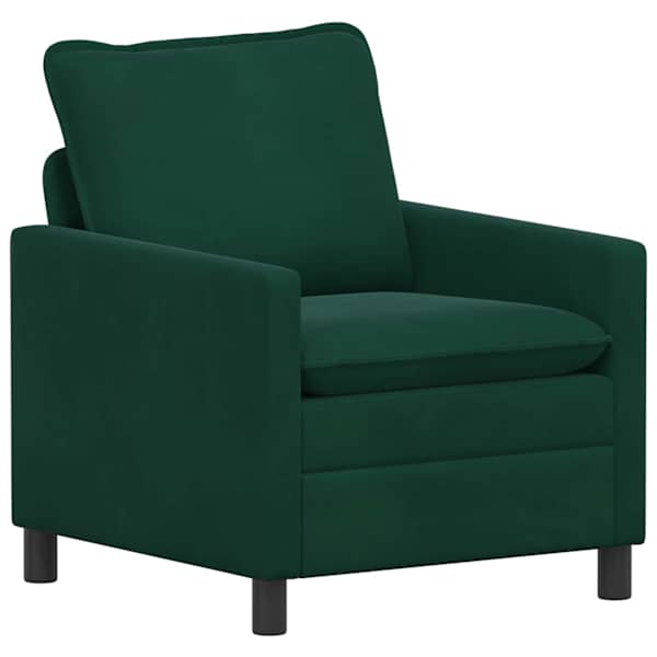 vidaXL Diivan Tumeroheline 76 x 81 x 87,5 cm Samet