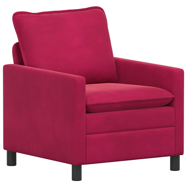 vidaXL Diivan Veinpunane 76 x 81 x 87,5 cm Samet