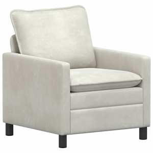 vidaXL Diivan Kreemjas 76 x 81 x 87,5 cm Samet