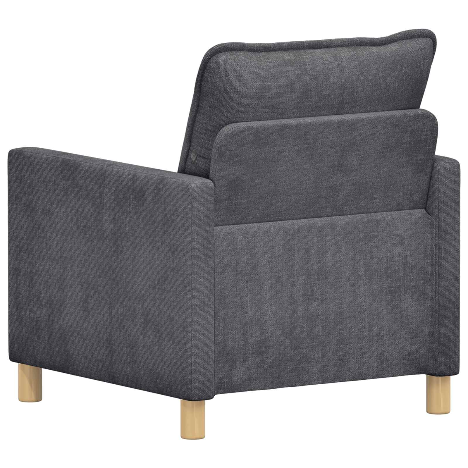 vidaXL Kavč Temno siva 76 x 81 x 87,5 cm Poliester - slika 5