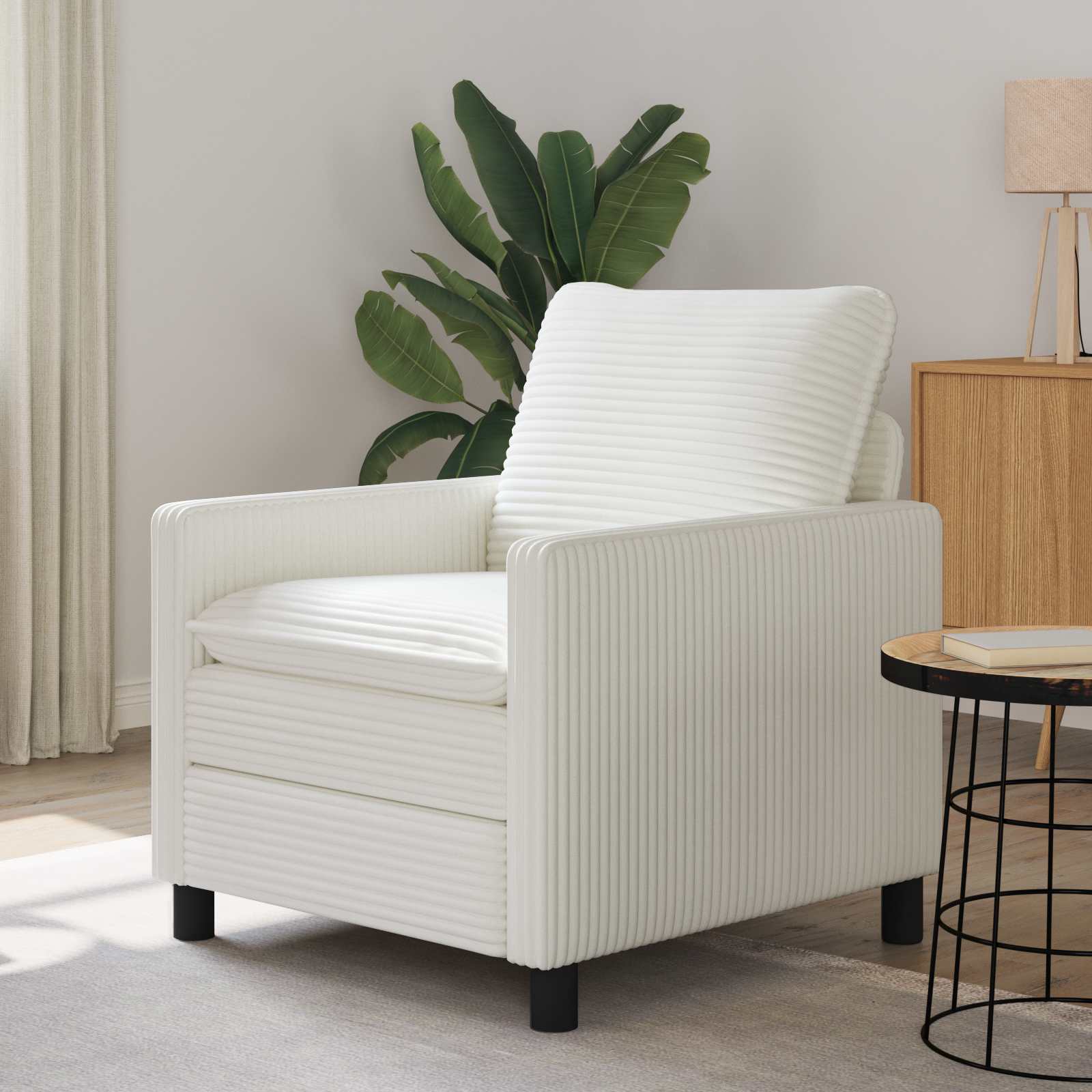 vidaXL Canapea Crem 76 x 81 x 87,5 cm Poliester