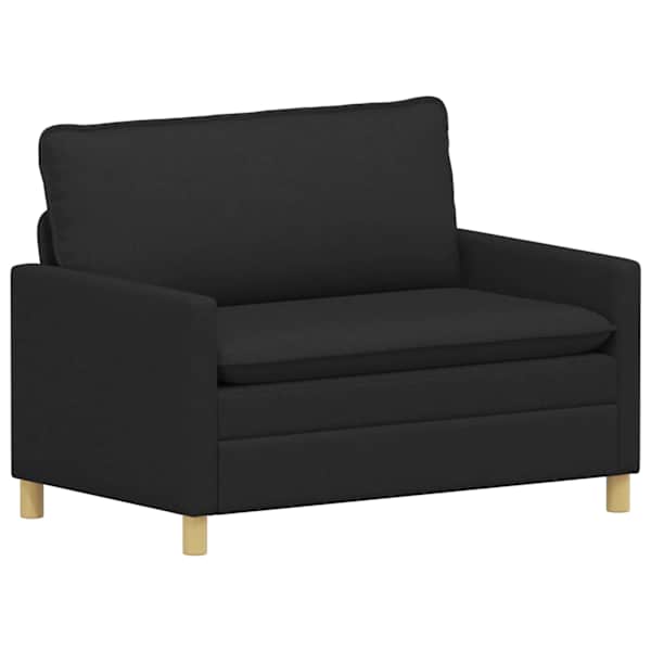 vidaXL Diivan Must 126 x 81 x 87,5 cm