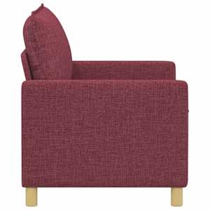 Pohovka Víno Červené 126 x 81 x 87,5 cm Textil - obrázek 4