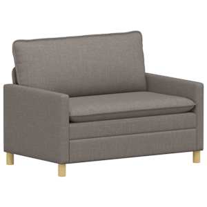 Pohovka Taupe 126 x 81 x 87,5 cm Textil - obrázek 2