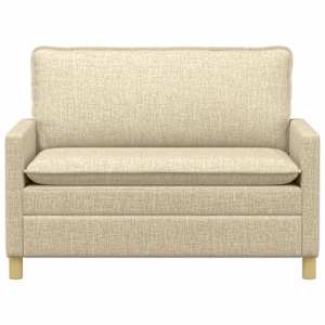 Pohovka Krémová 126 x 81 x 87,5 cm Textil - obrázek 3
