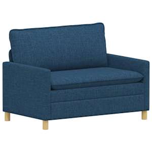 Pohovka Modrá 126 x 81 x 87,5 cm Textil - obrázek 2