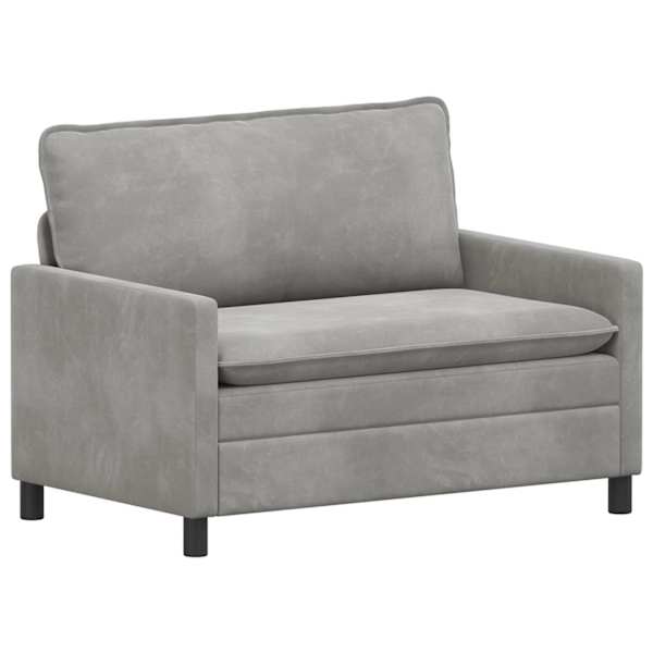 vidaXL Diivan Helehall 126 x 81 x 87,5 cm Samet