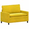 vidaXL Diivan Kollane 126 x 81 x 87,5 cm Samet