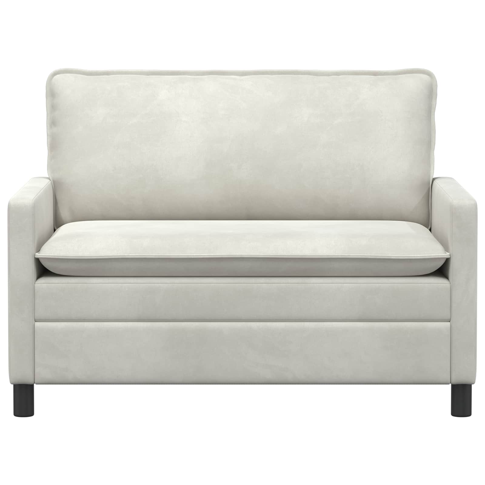 Kavč Krem 126 x 81 x 87,5 cm Žamet - slika 3