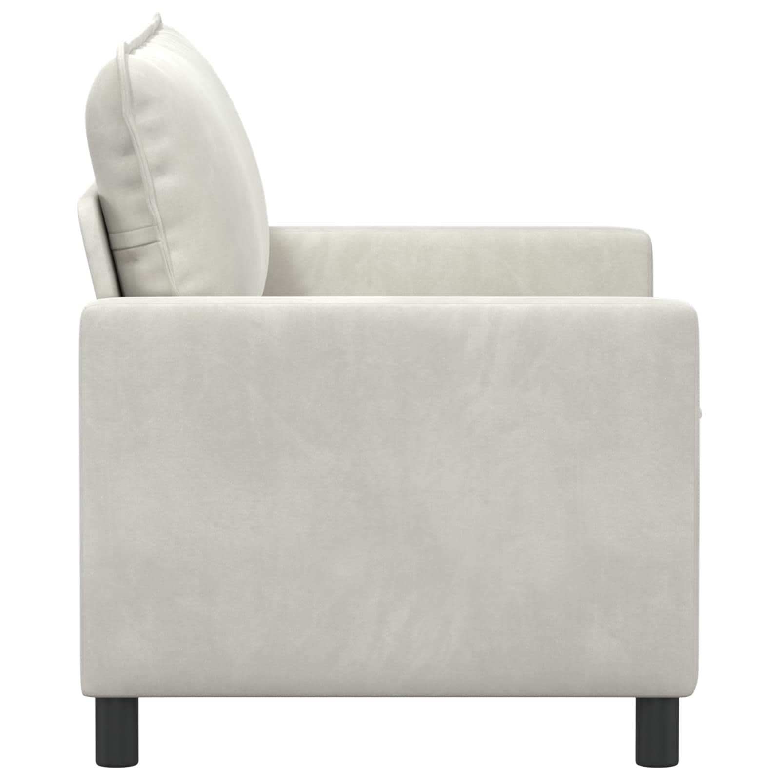 Kavč Krem 126 x 81 x 87,5 cm Žamet - slika 4