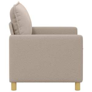 Pohovka Světle šedá 126 x 81 x 87,5 cm Textil - obrázek 4