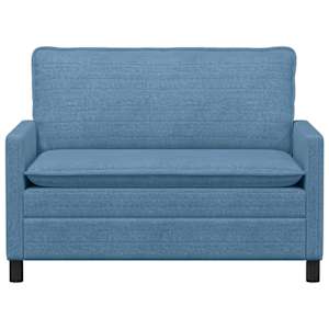 Pohovka Modrá 126 x 81 x 87,5 cm Textil - obrázek 3