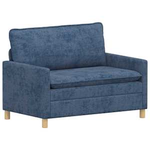 vidaXL Diivan Sinine 126 x 81 x 87,5 cm Pol&uuml;ester