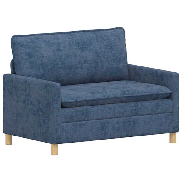 vidaXL Diivan Sinine 126 x 81 x 87,5 cm Pol&uuml;ester