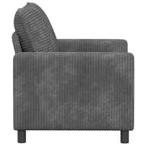 Pohovka Světle šedá 126 x 81 x 87,5 cm Polyester - obrázek 4