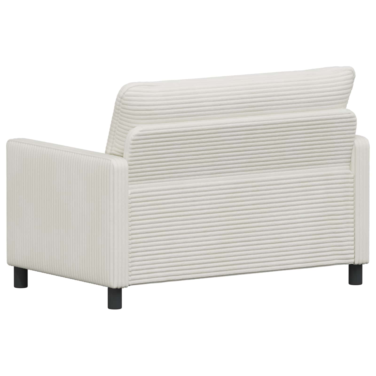 vidaXL Kavč Krem 126 x 81 x 87,5 cm Poliester - slika 5