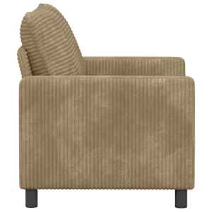 Pohovka Taupe 126 x 81 x 87,5 cm Polyester - obrázek 4