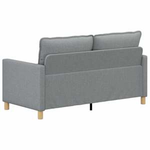 Pohovka Světle šedá 156 x 81 x 87,5 cm Textil - obrázek 5