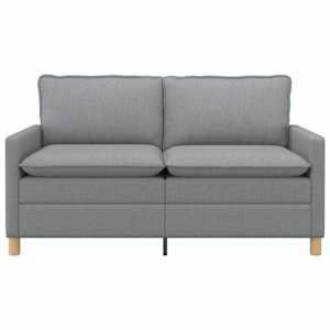 Pohovka Světle šedá 156 x 81 x 87,5 cm Textil - obrázek 3