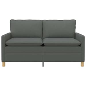 Pohovka Tmavě šedá 156 x 81 x 87,5 cm Textil - obrázek 3