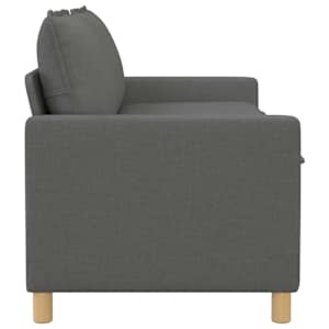 Pohovka Tmavě šedá 156 x 81 x 87,5 cm Textil - obrázek 4