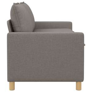 Pohovka Taupe 156 x 81 x 87,5 cm Textil - obrázek 4