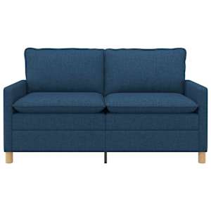 Pohovka Modrá 156 x 81 x 87,5 cm Textil - obrázek 3