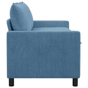 Pohovka Modrá 156 x 81 x 87,5 cm Textil - obrázek 4