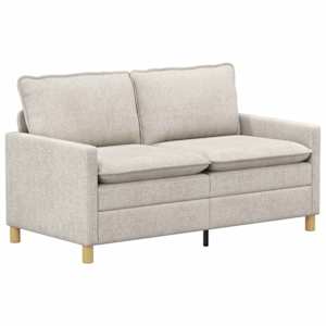 vidaXL Diivan Kreemjas 156 x 81 x 87,5 cm Pol&uuml;ester
