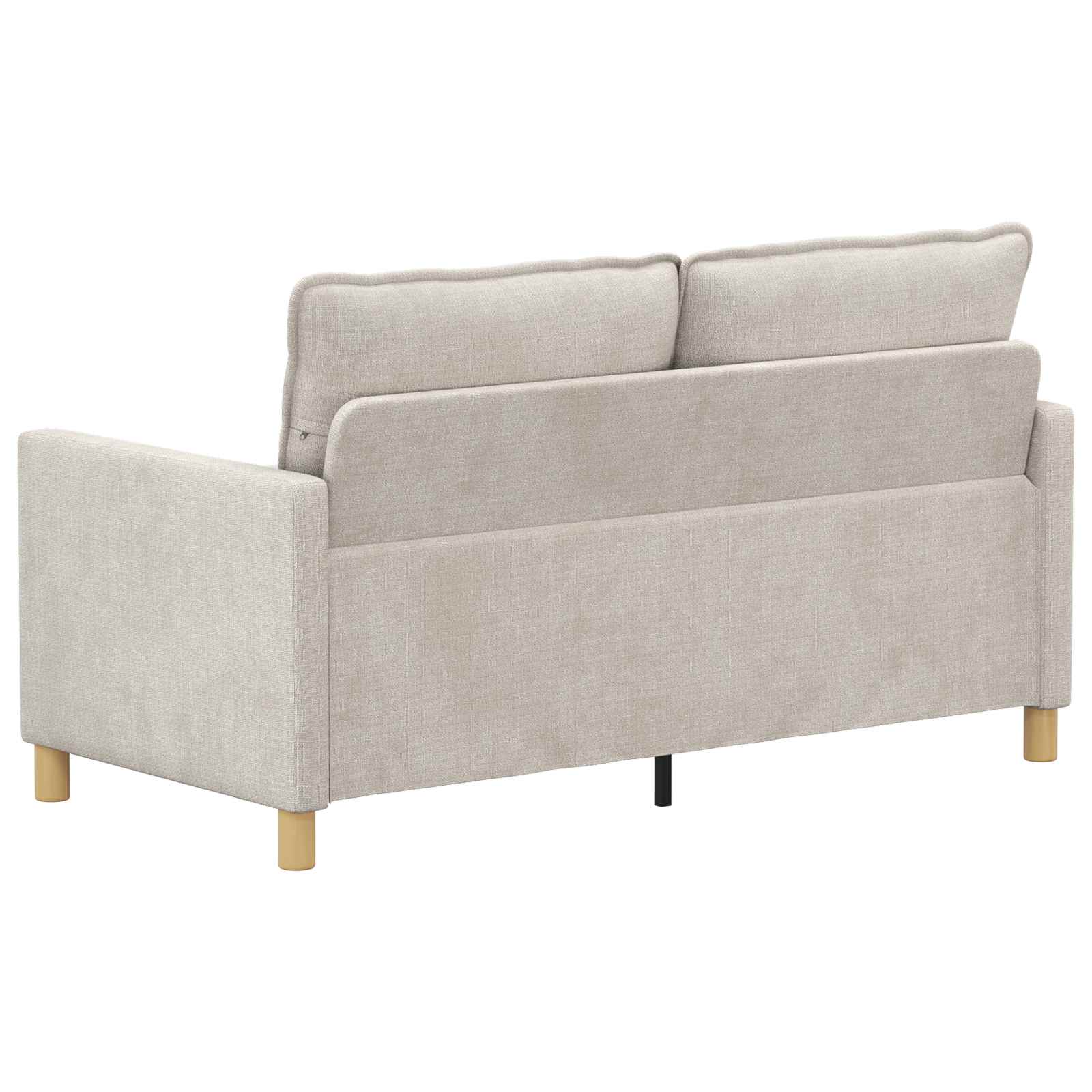 vidaXL Kavč Krem 156 x 81 x 87,5 cm Poliester - slika 5